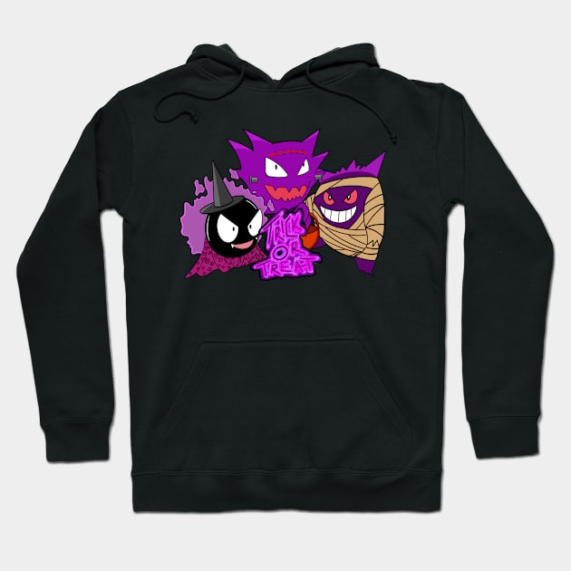 Trick or Treat Monsters Hoodie by Jamie Collins